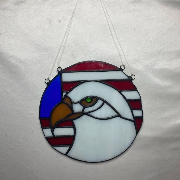 American eagle stained glass Art